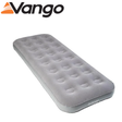 Vango single flocked airbed with soft surface and sturdy construction, ideal for comfortable camping or guest sleeping arrangements.