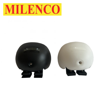 Milenco Aero blind spot mirror in black, featuring a sleek design for enhanced visibility while driving.