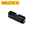 Milenco van door lock twin pack in black, showcasing two robust locks designed for enhanced vehicle security.
