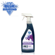Blue Diamond Awning Cleaner bottle with blue label, showing a cleaning solution designed for cleaning and restoring awnings.