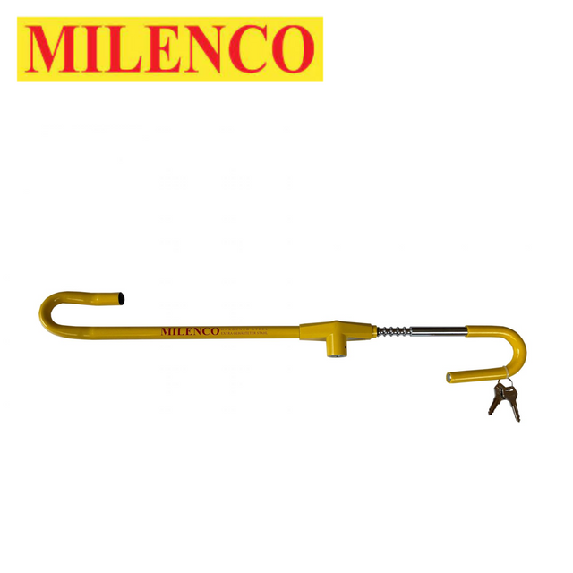 Milenco Classic Brake Lock featuring a robust design for secure vehicle protection.