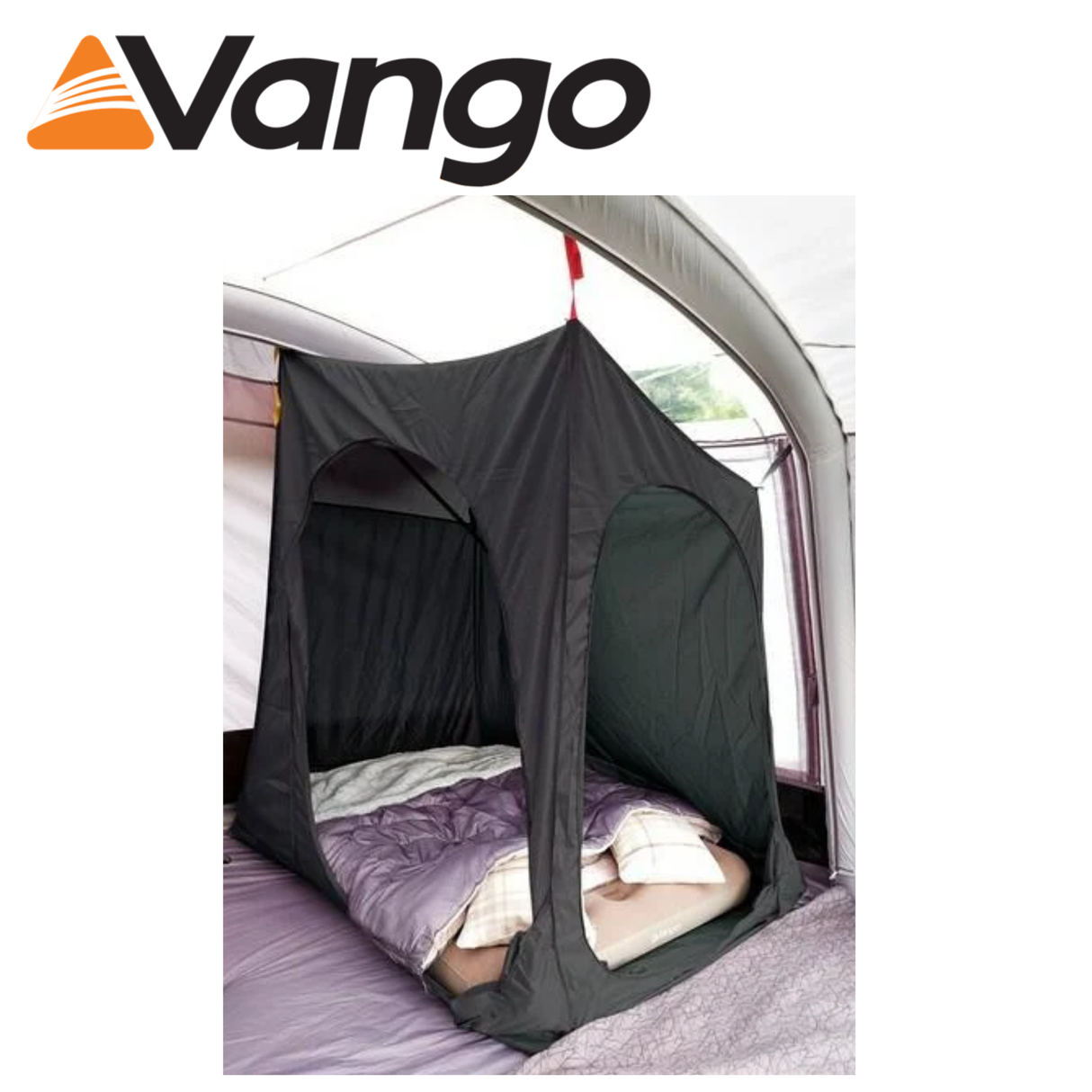 Vango Galli DA 2 Berth Bedroom BR001 featuring spacious design and fabric in a camping setup.