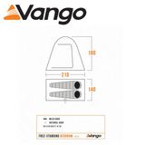 Vango Freestanding Bedroom BR003 with spacious interior and durable fabric, designed for comfortable camping stays.