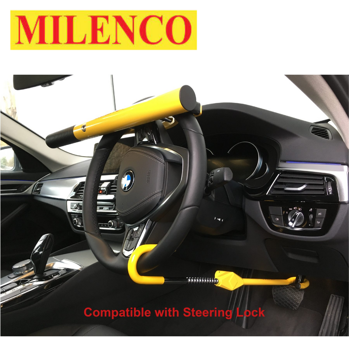 Milenco Classic Brake Lock, a durable and secure locking device for trailers and caravans.