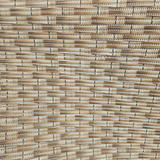 Brown wicker shower mat with cushioned, non-slip surface from Cannock Caravan Accessories, designed for safe, comfortable showering.