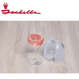 Isabella Build A Glass 2-piece set with clear glass components and matching lids on a white background.