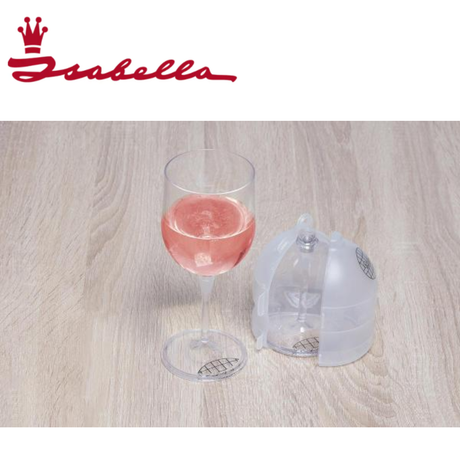 Isabella Build A Glass 2-piece set with clear glass components and matching lids on a white background.