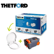 Thetford Fresh Up Kit for C250 and C260 series RV toilets, including replacement parts and cleaning components.