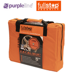 Purpleline Excalibur Wheel Lock in purple, designed for secure vehicle wheel protection against theft.