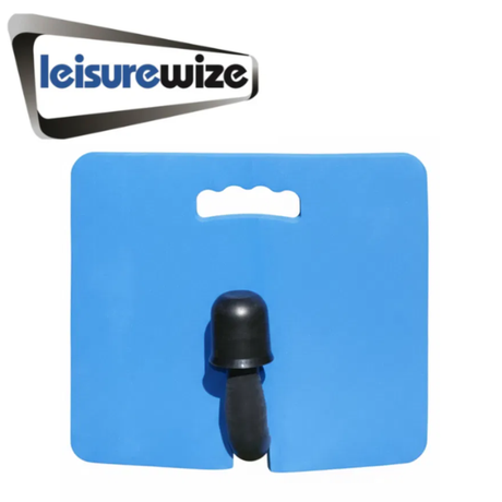 Leisurewize EVA Bumper Guard Kneeling Pad in black, designed to protect knees while working on car bumpers or other projects.