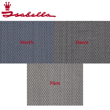 Isabella Bolon awning carpet with intricate pattern, designed for outdoor shading and decorative use.