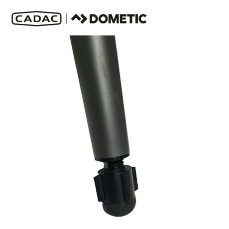 Cadac Dometic Carri Chef 40 BBQ with chef pan, showcasing grill surface and portable design for outdoor cooking.