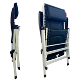 Black Crusader luxury padded recliner chair with plush cushioning and ergonomic design, perfect for comfortable relaxation.