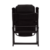 Black Navarra recliner chair with plush cushioning and a modern design, perfect for comfortable lounging and relaxation.