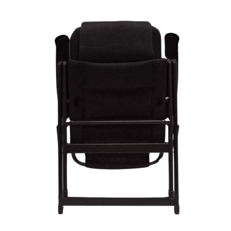 Black Navarra recliner chair with plush cushioning and a modern design, perfect for comfortable lounging and relaxation.