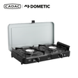 Cadac Dometic 2 Cook 2 Classic Stove with two burners, designed for outdoor cooking and camping.