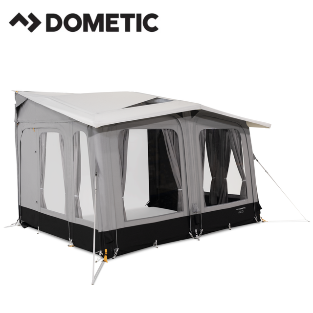 Dometic Club AIR Tour 260 S portable camping air conditioner unit with vents and control panel.