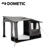 Dometic Club Air Tour 390 S portable air conditioner unit with digital control panel and exhaust hose attachment.