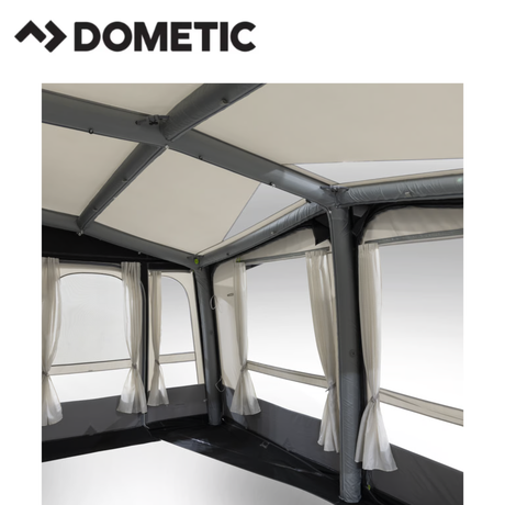 Dometic Club Air Tour 390 S portable air conditioner unit with vents and control panel, designed for outdoor cooling.