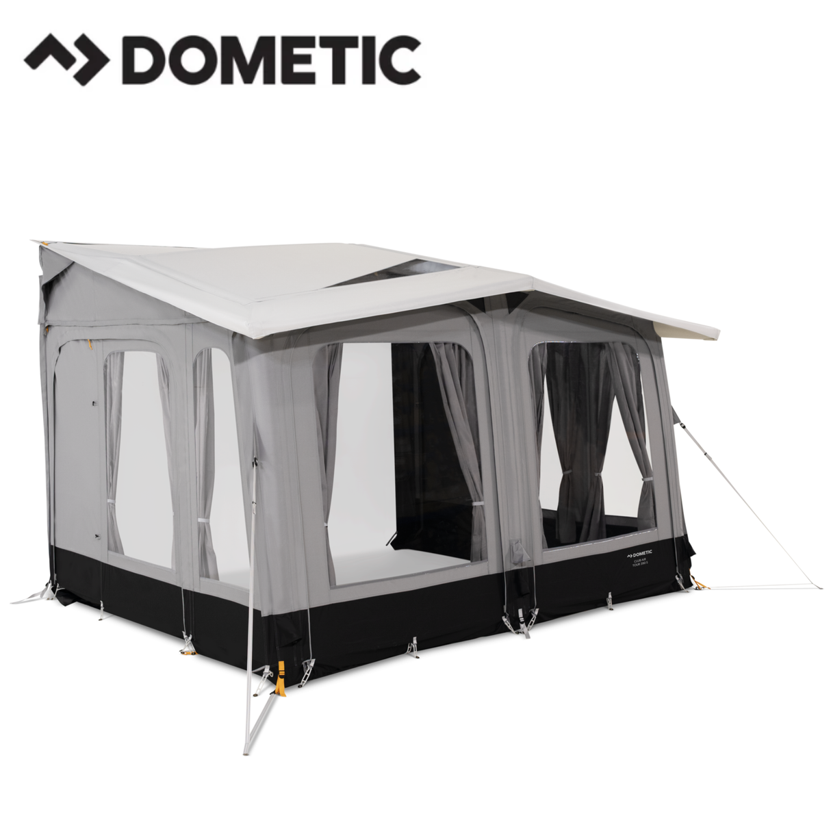 Dometic Club Air Tour 330 S portable air conditioner unit with vents and control panel, designed for outdoor use.