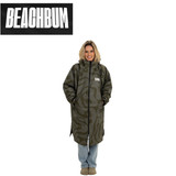 Beachbum adults' coral green changing robe, lightweight and comfortable, perfect for beach or poolside changing.