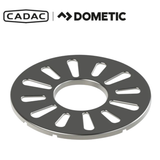 Cadac Dometic coffee pot stand with metal frame and adjustable height, designed to hold coffee pots securely during outdoor cooking.