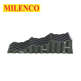 Milenco Trident 3 levellers with storage bag, showing three levellers stacked and the bag for easy transport.