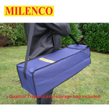 Milenco Trident 3 levellers in a storage bag, featuring a durable design for stable vehicle positioning on uneven ground.