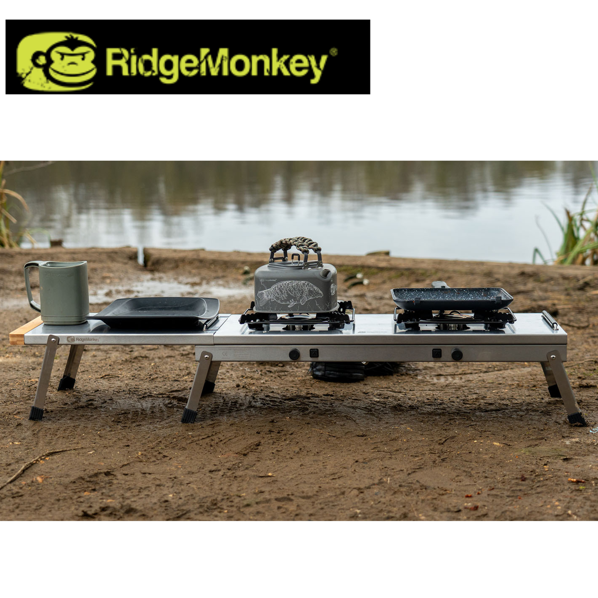 RidgeMonkey Grilla CookStation Double Hob