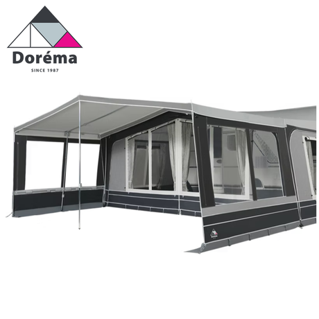 Dorema Diamond Canopy showcasing a spacious, durable design ideal for outdoor use.
