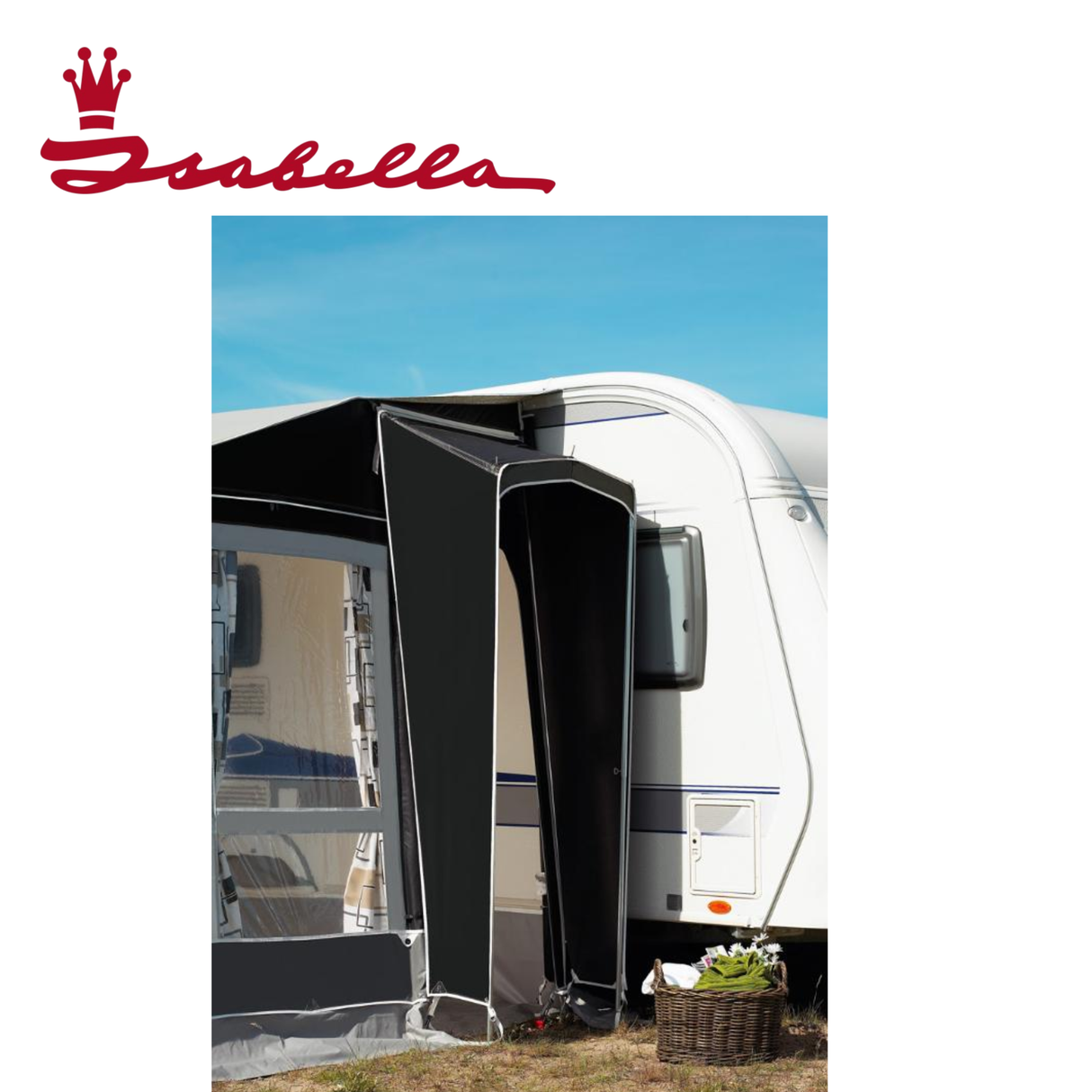 Isabella Door Canopy Universal 360/420 Coal