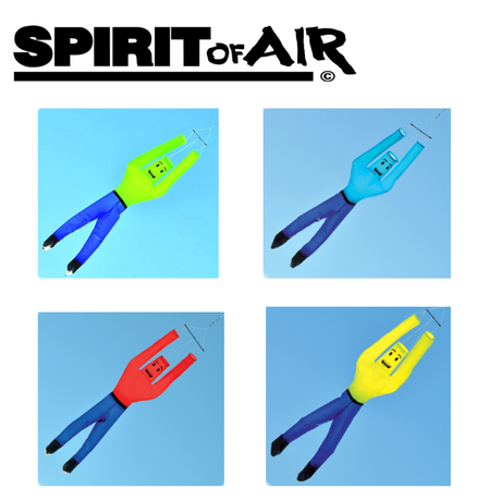 Colorful Spirit Of Air Cloud Dude windsock with a whimsical cloud and face design, perfect for outdoor decoration.