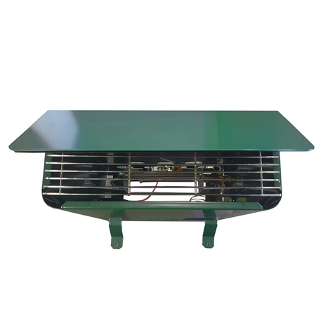 Eden Greenhouse Heater 2 kW, compact electric heater designed for greenhouse heating, with a sleek white finish and control panel.