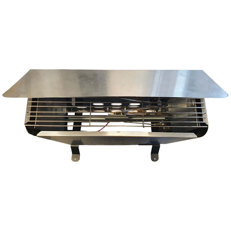Eden Pro greenhouse heater in green, compact design with control panel, ideal for maintaining temperature in indoor gardens.