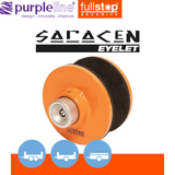 Purpleline Saracen Eyelet Lock for trailers, featuring a durable design and secure eyelet for enhanced protection.