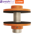 Purpleline Saracen Eyelet Lock for trailers, featuring a sturdy design and secure locking mechanism with eyelet attachment.