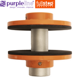 Purpleline Saracen Eyelet Lock for trailers, featuring a sturdy design and secure locking mechanism with eyelet attachment.