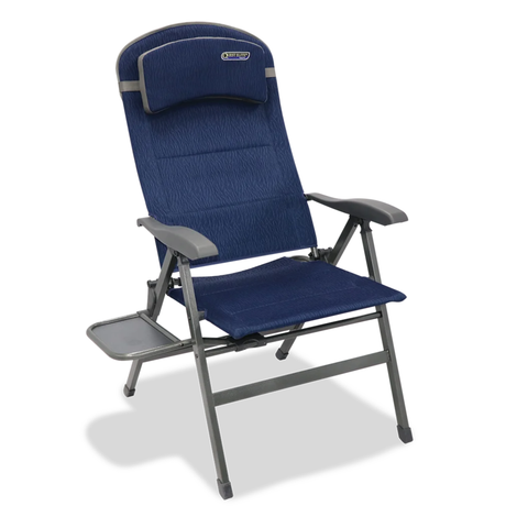Quest Leisure Ragley Pro Comfort Reclining Chair with padded armrests and plush fabric, designed for relaxing comfort.
