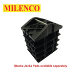 Milenco Stacka corner feet for caravans, showcasing durable design and sturdy support for enhanced stability.