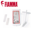 Fiamma toilet brush with Bi-Pot holder, featuring a sleek design and durable bristles for effective cleaning of toilets.