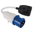 UK Conversion Lead socket by Electrical with a standard plug and multiple outlet ports, ideal for versatile power connections.
