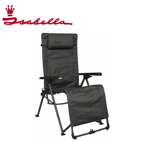 Isabella Freja Reclining Chair featuring plush fabric upholstery and a modern design for comfortable lounging.