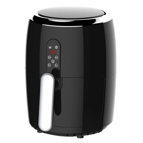 Quest Leisure 2L low wattage air fryer with digital control panel and compact design for healthy frying.