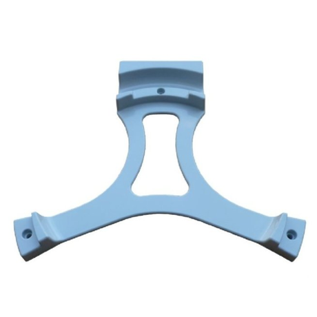 Light grey gas bottle base holder from Gas Bottle Holder brand, designed to support and stabilize gas bottles.