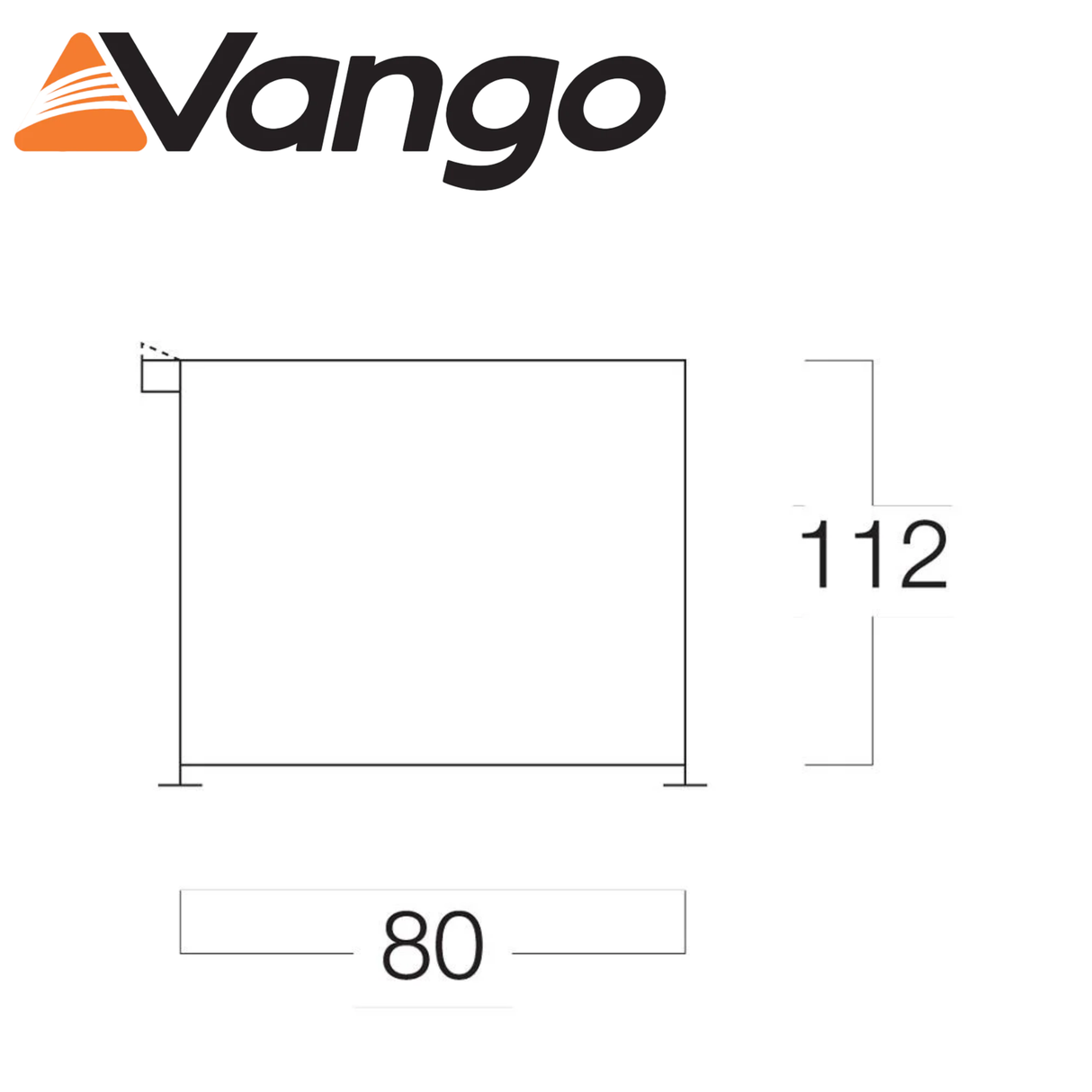 Vango Winbreak Gate featuring Element ProShield material, showcasing durable design in outdoor setting.