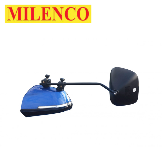 Milenco Grand Aero Standard Mirrors Pair showing two aerodynamic mirrors designed for enhanced visibility.