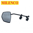Milenco Grand Aero Platinum Standard Mirrors Pair showcasing sleek design and wide visibility for safe towing.