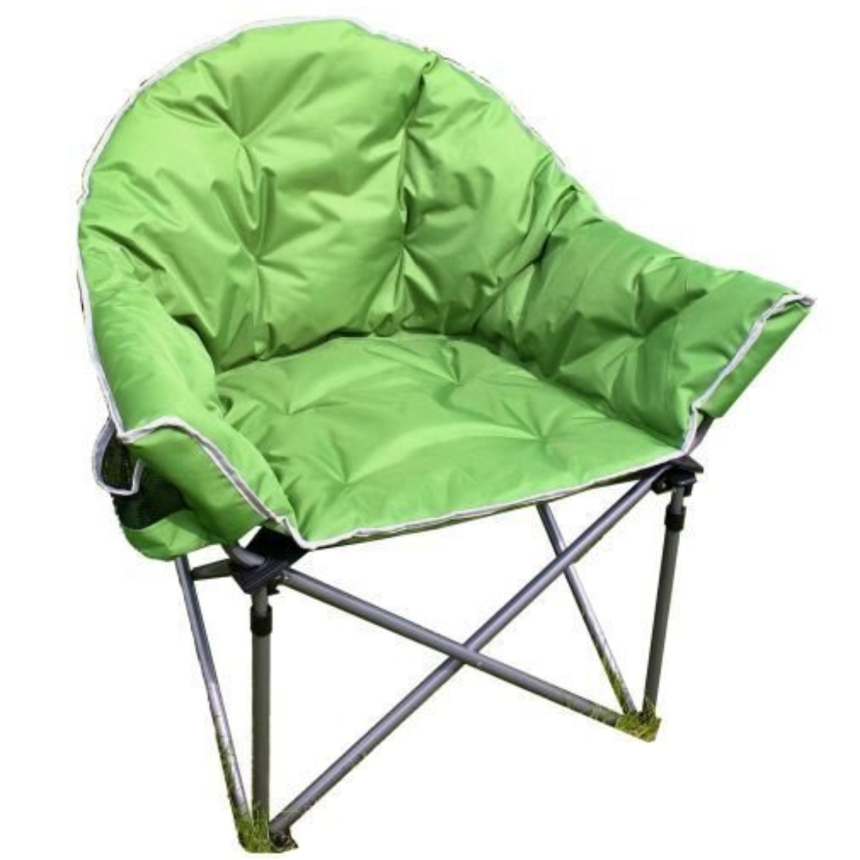 Green Tub Chair by Tub Chair brand, comfortable upholstered tub chair with a modern design and plush cushioning.