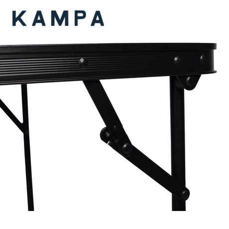 Kampa medium table with 60x40cm metal grate surface, suitable for outdoor or camping use, sturdy and portable.