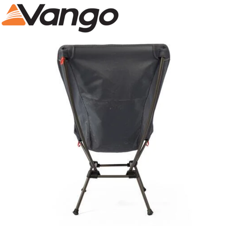 Vango Micro Lux Tall chair in Indi Ink fabric with a compact, lightweight design for outdoor and camping use.